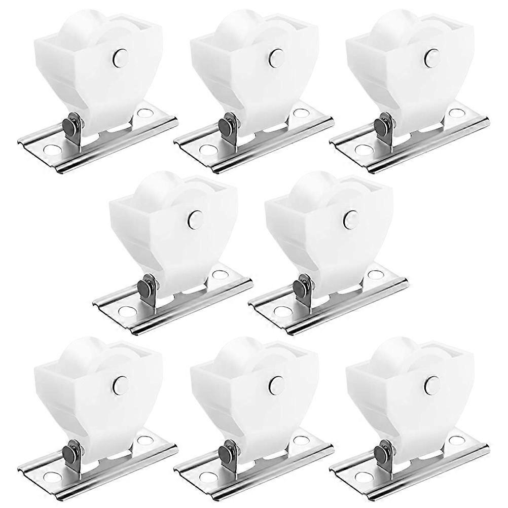 Curtain Pulleys Rollers for 32Pcs Roman Shades Drapery Hardware