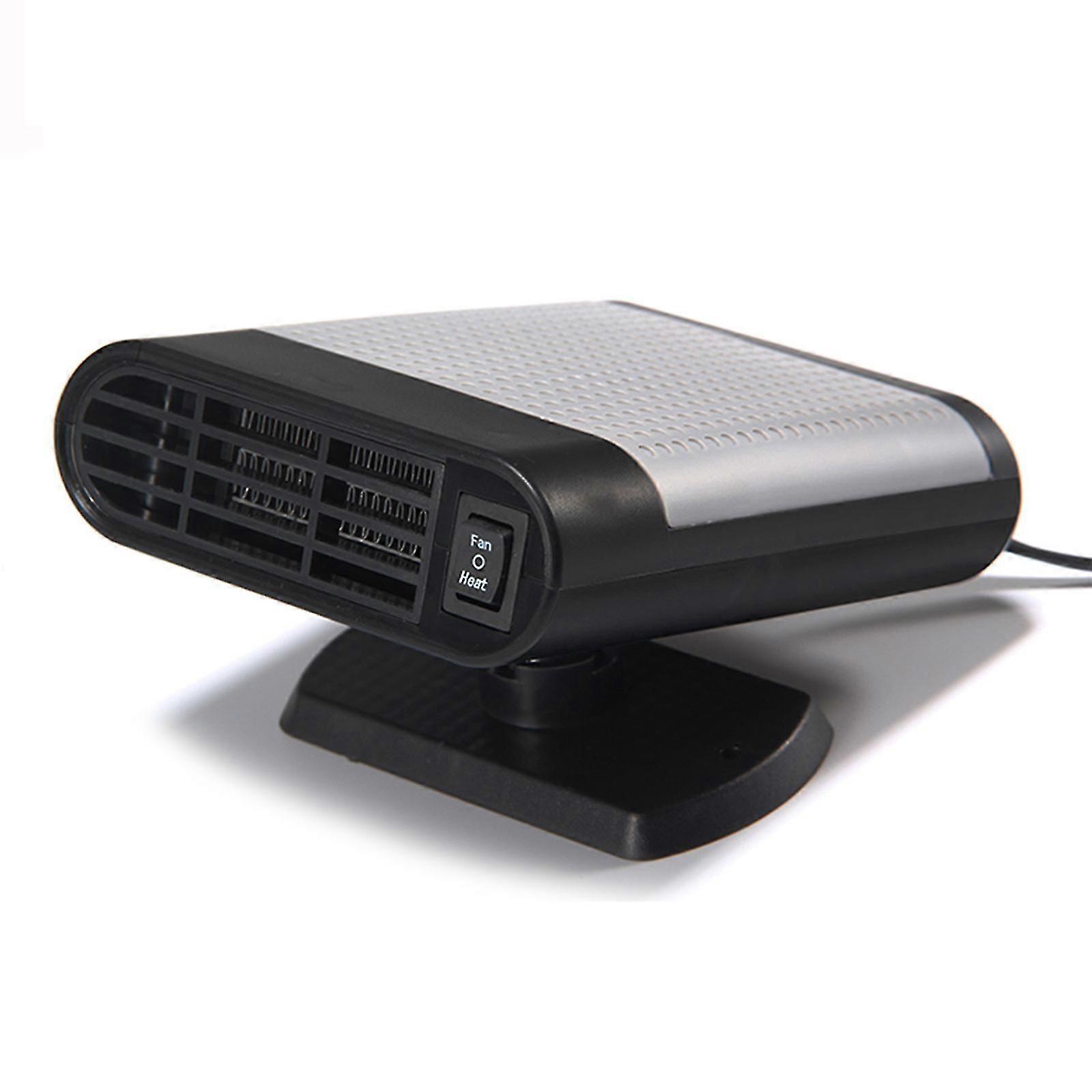 Car Heater Portable Electric Windshield Defogger Rotate Base Window Heater Heating Baffle Dryer Fan Demister Adjustable