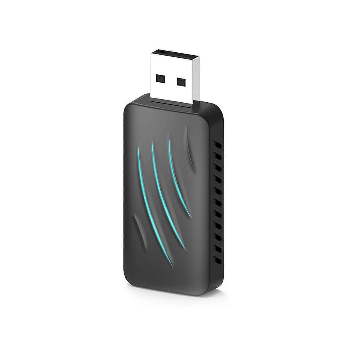 Wireless CarPlay Adapter with 5G WiFi 6 Converts Factory Wired CarPlay & Android Auto to Wireless