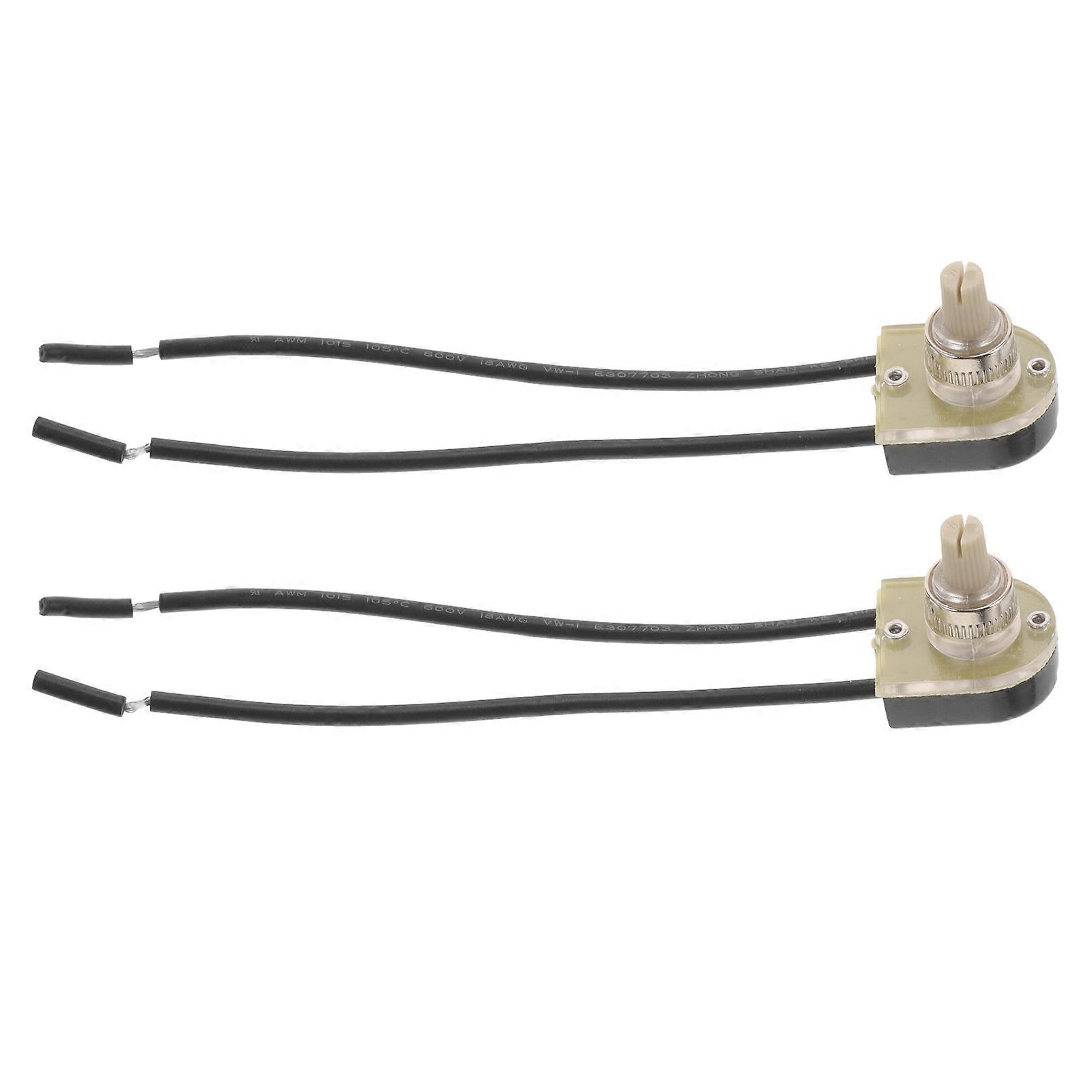 4Pcs Desk Lamp Switch Perfect For Study And Home Use Featuring Brightness Control And 360 Degree Rotation Assorted Color Dual-Line Light Knob Switch