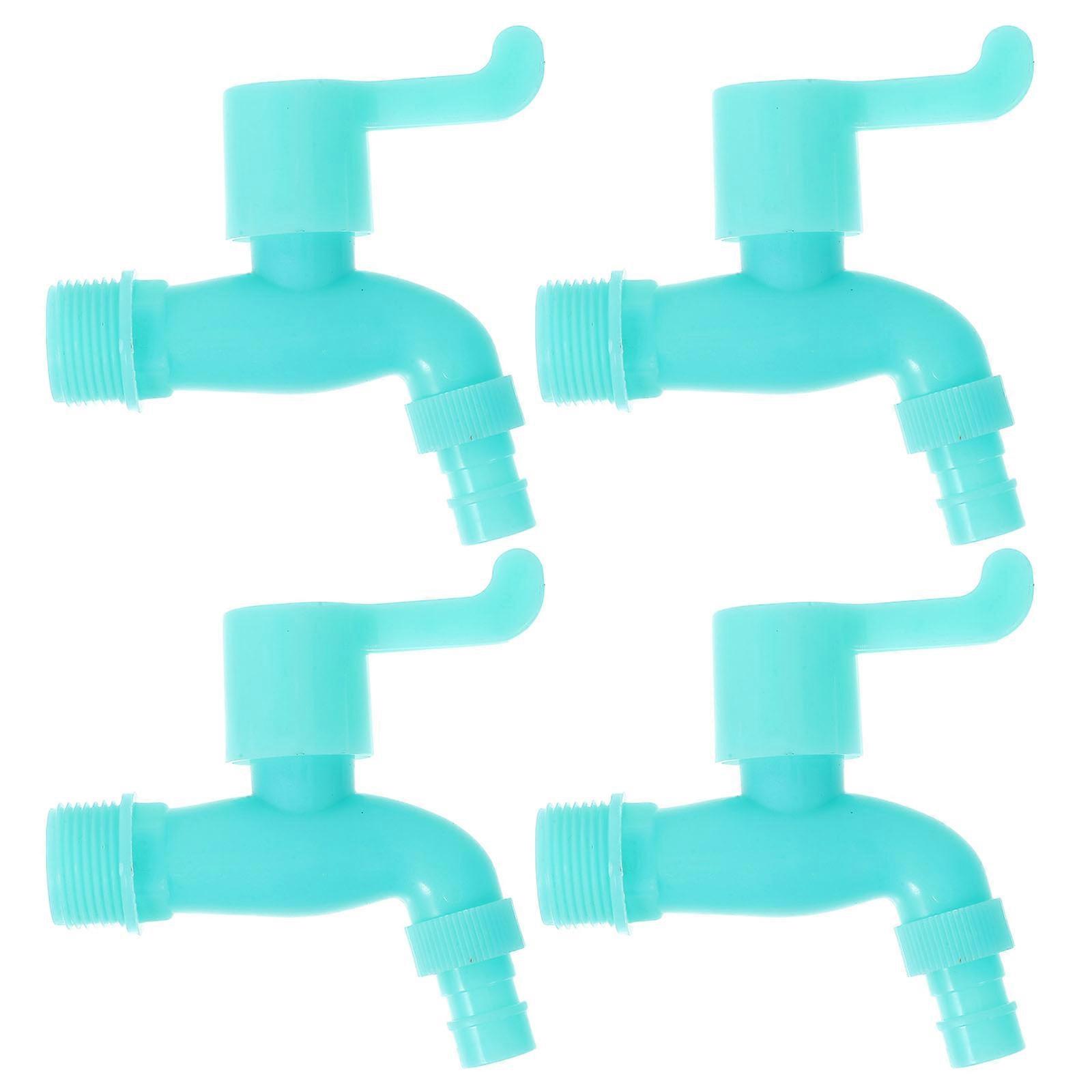 Plastic Water Faucet for Washing Machine with Easy Operation 4Pcs Set