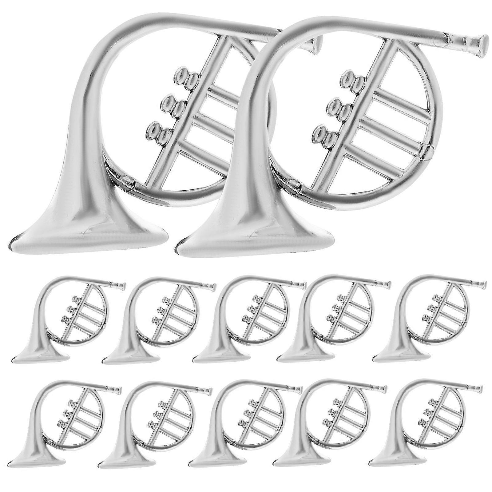 Mini Plastic Musical Instrument Xmas Ornament for Party 40Pcs Set