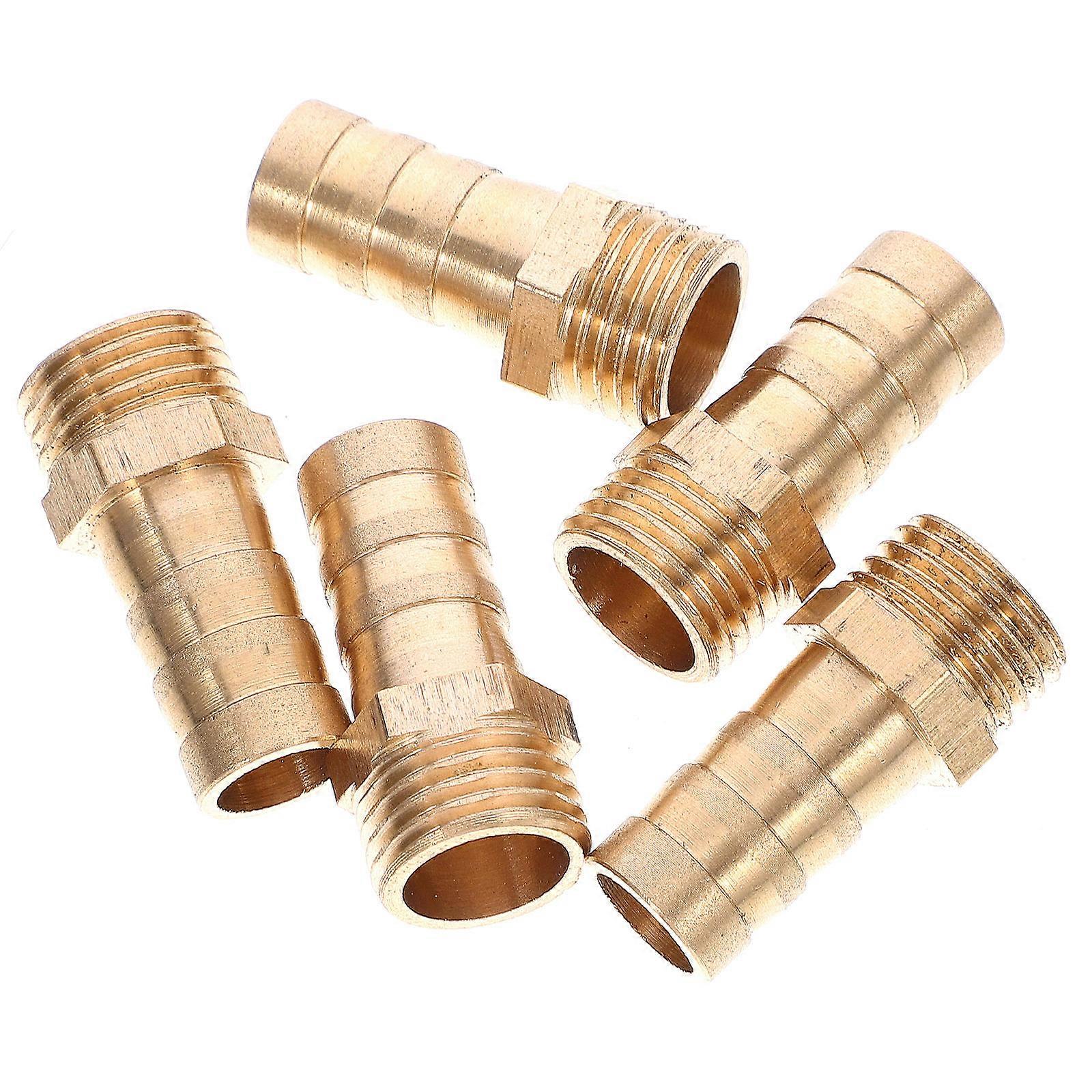 Air Hose Connector 15 Pcs Threaded Plug Fitting For Home Repair 12.7mm Thread Diameter Multi-size Compatibility