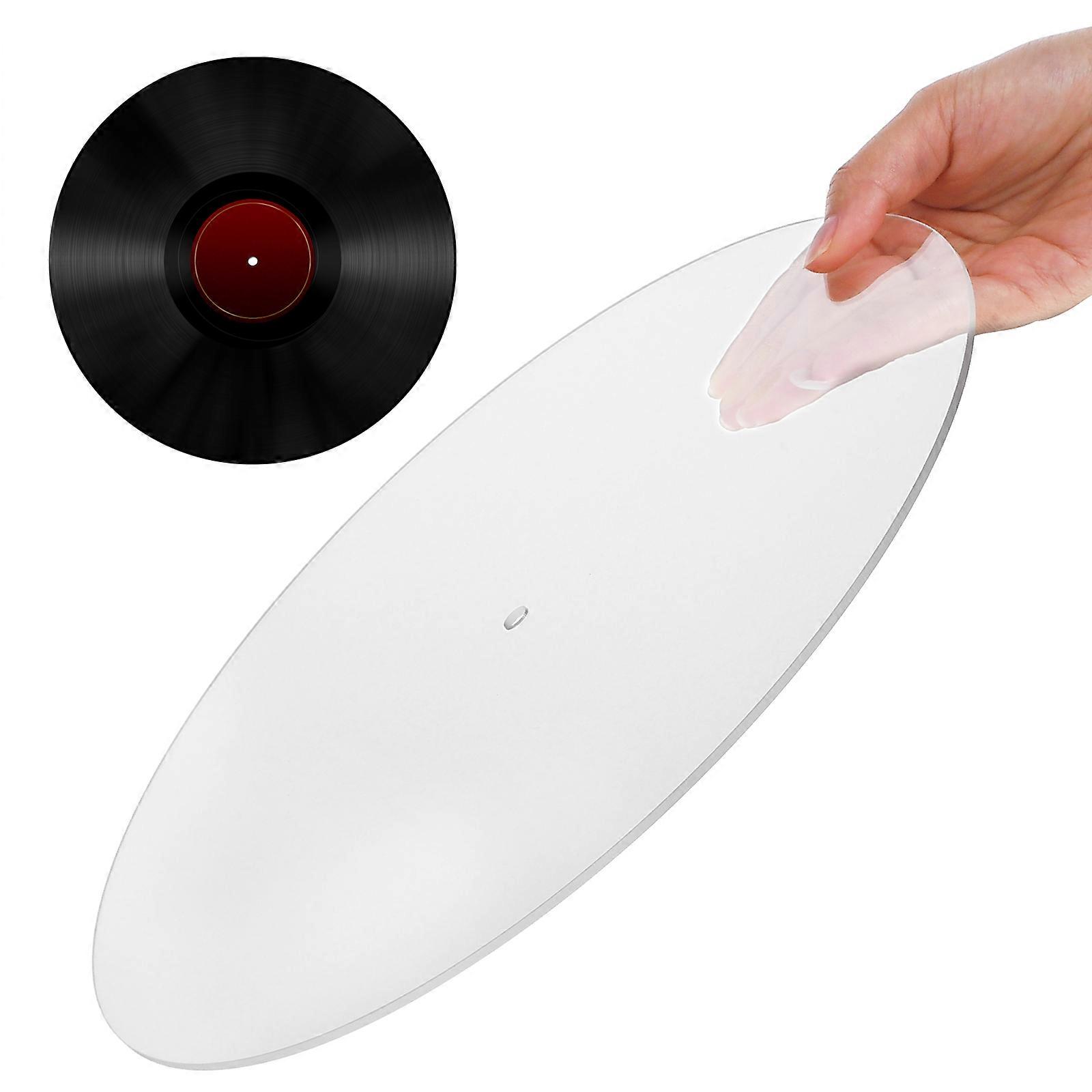 Turntable Slipmats for Sound Clarity 5Pcs Acrylic Clear Record Player Mat