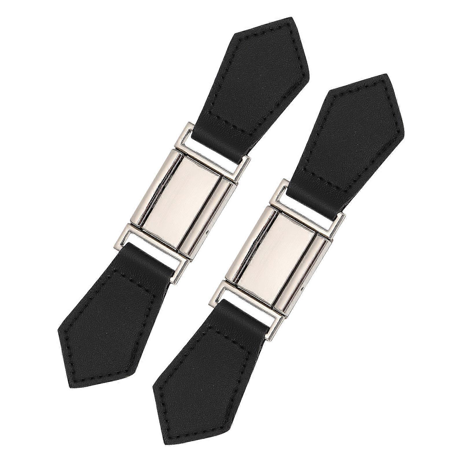 Decoration Toggle Buckles Artificial Belt Buckles 4Pcs Silver