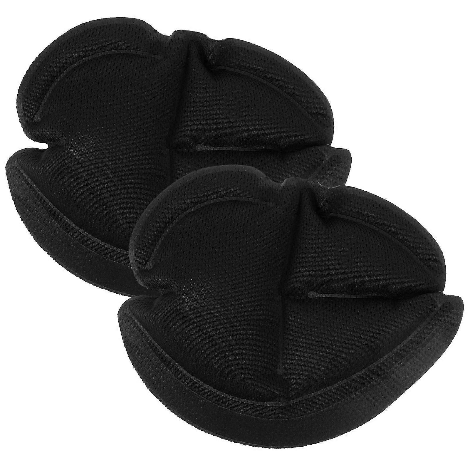 Inflatable Women Bra Pads Inserts Adjustable Bra Cups Inserts Black 5Pairs