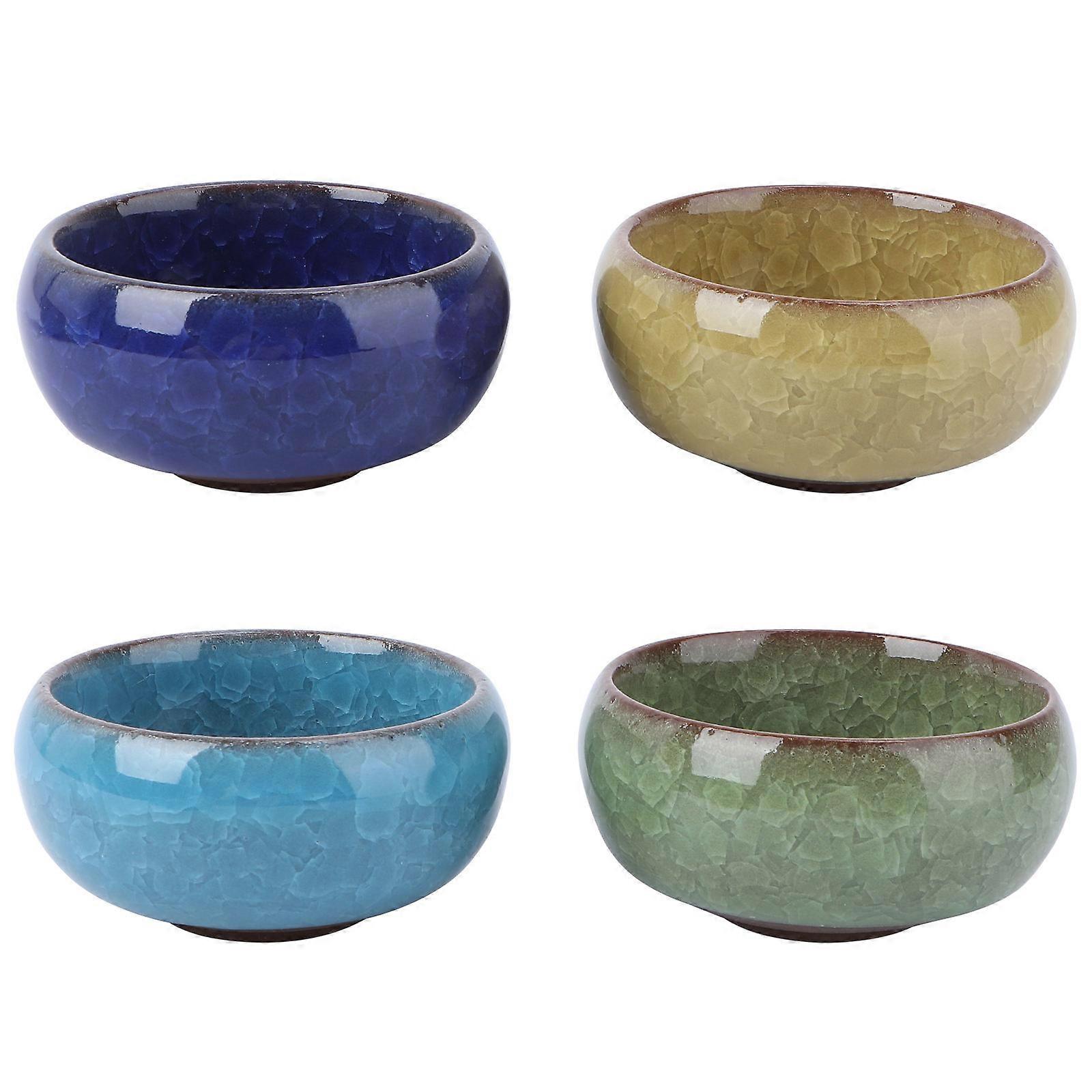 Succulent Flowerpot Ceramic Container for Decoration 12Pcs Assorted