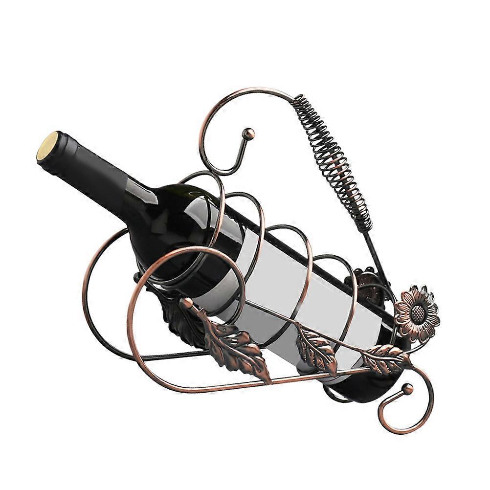Leaf Handheld Rack for European Style Iron Bronze