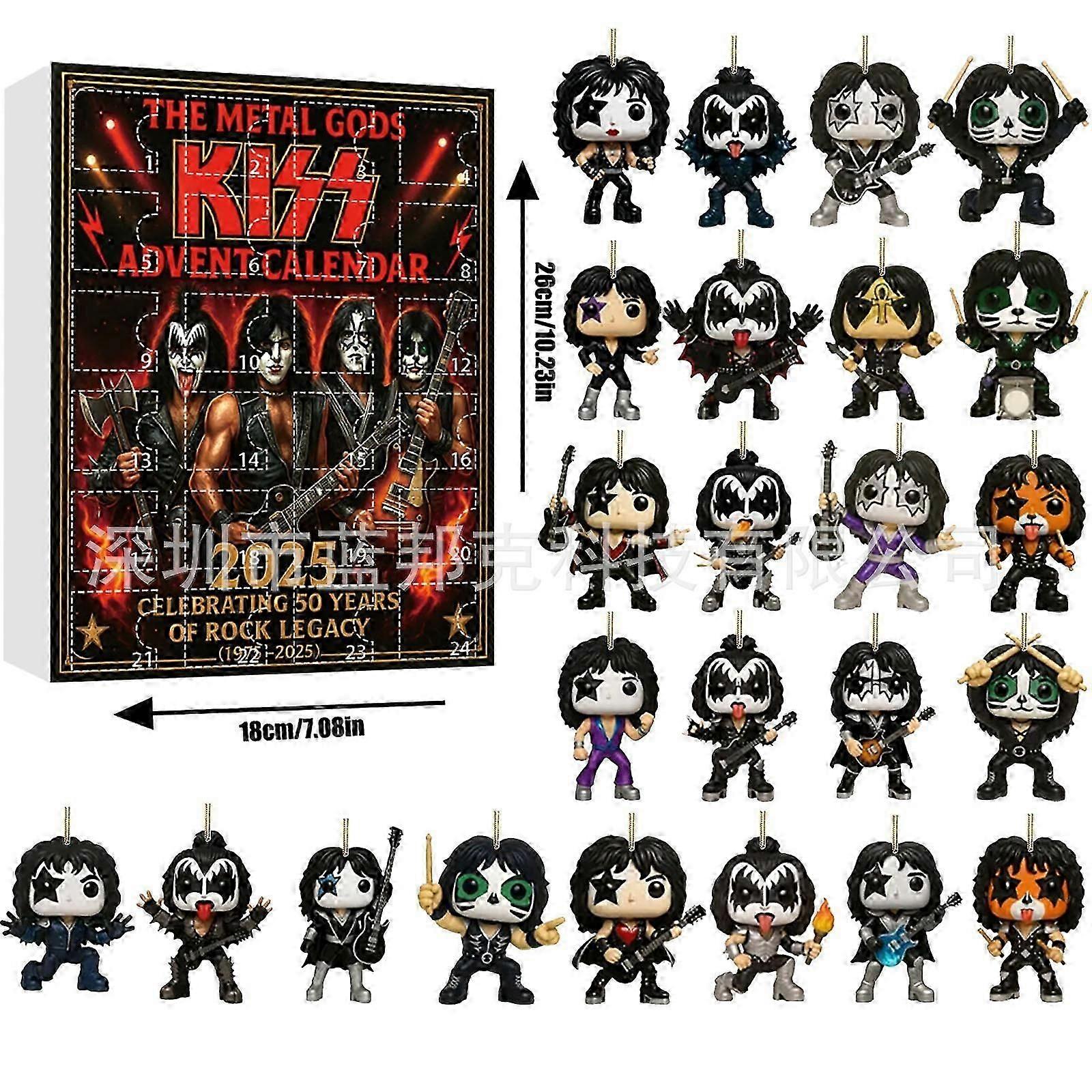 KISS 2025 Advent Calendar Countdown Calendar Blind Box