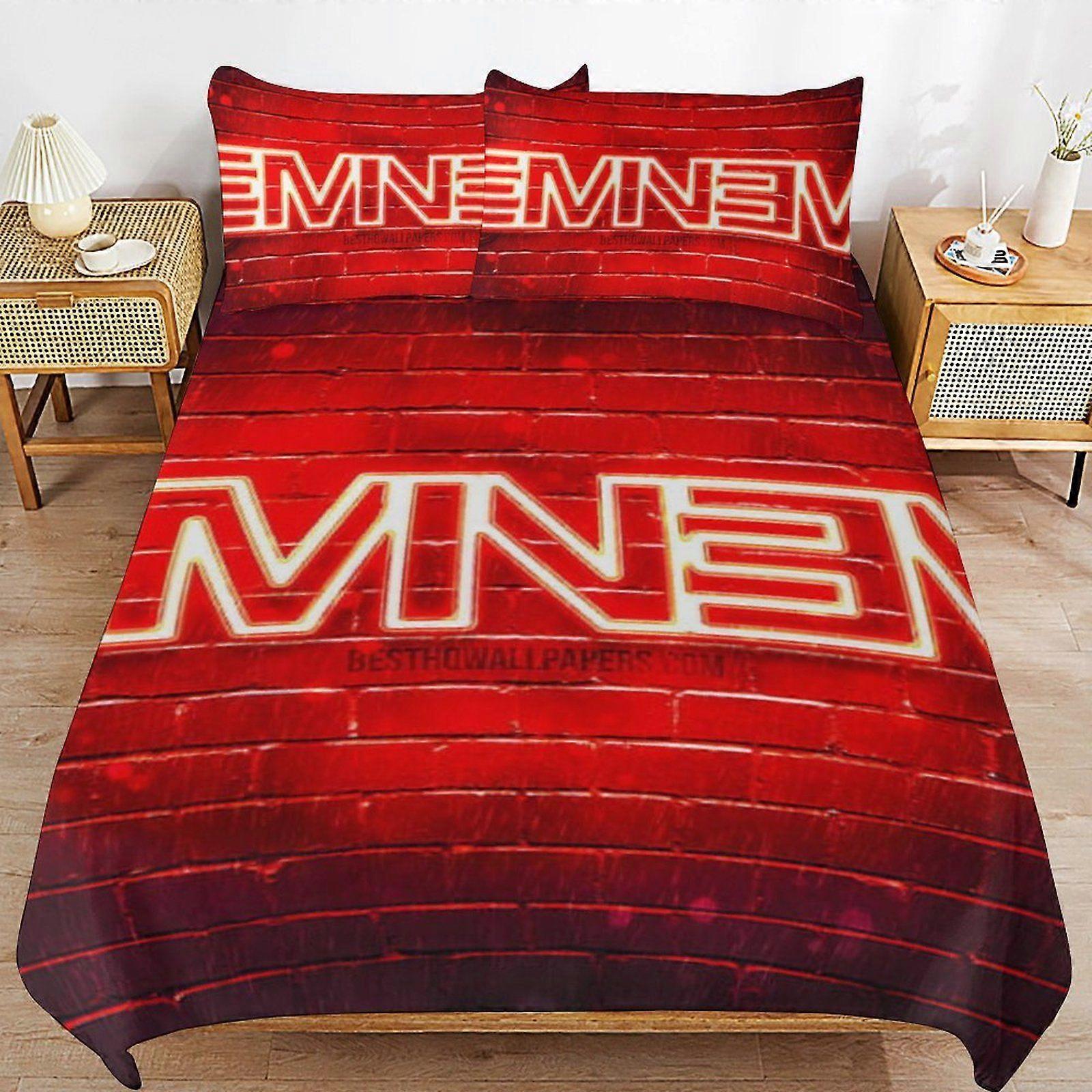 S333 eminem Durable Fabric Breathable Texture Soft Handling Sleep Set Duvet Cover Sets Guest Room Use A333