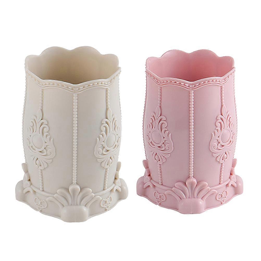 Storage Canister Makeup Brush Holder for Desktop Organizer 4Pcs