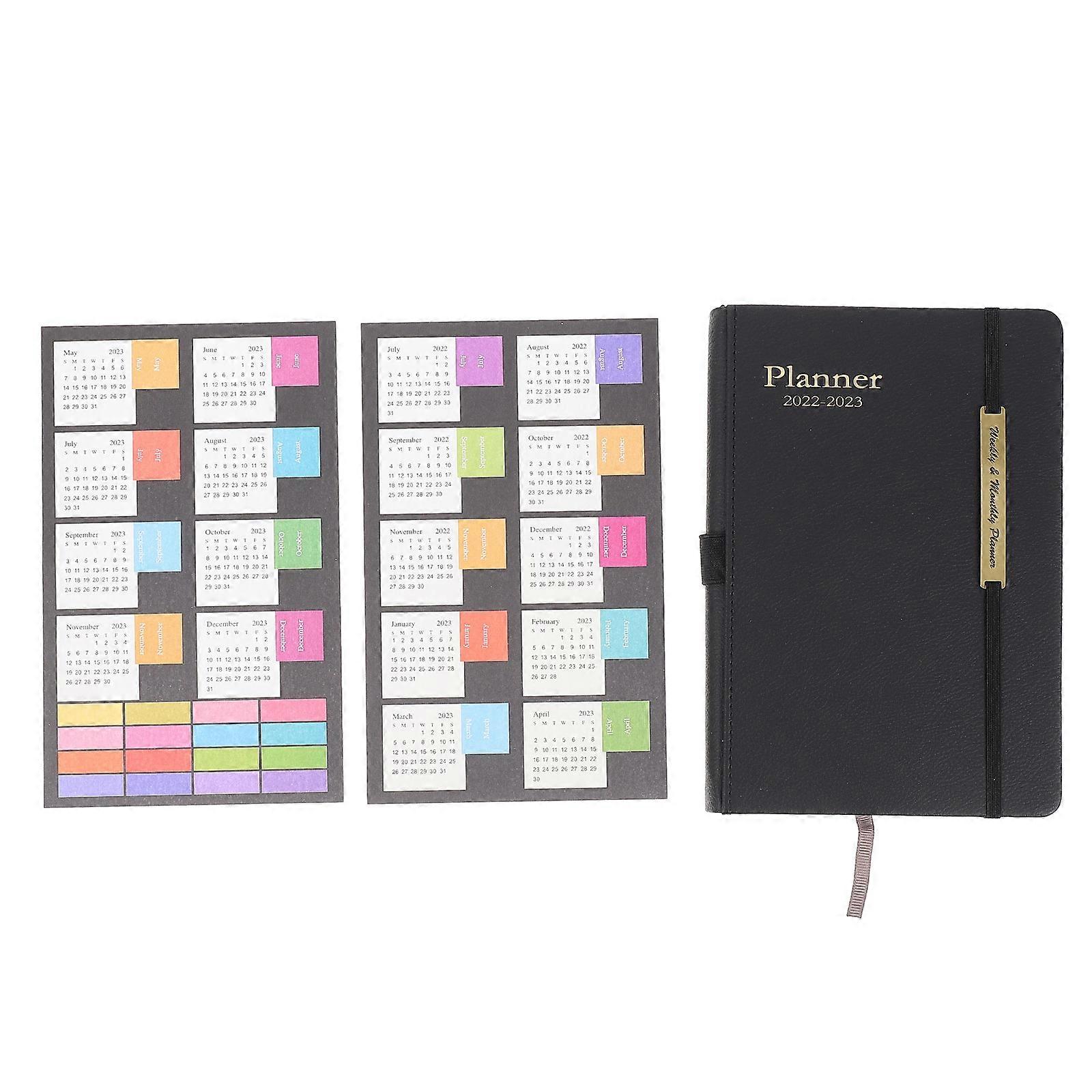 Writing Notebook PU Shell Notebook for School 3Pcs Students Notepad