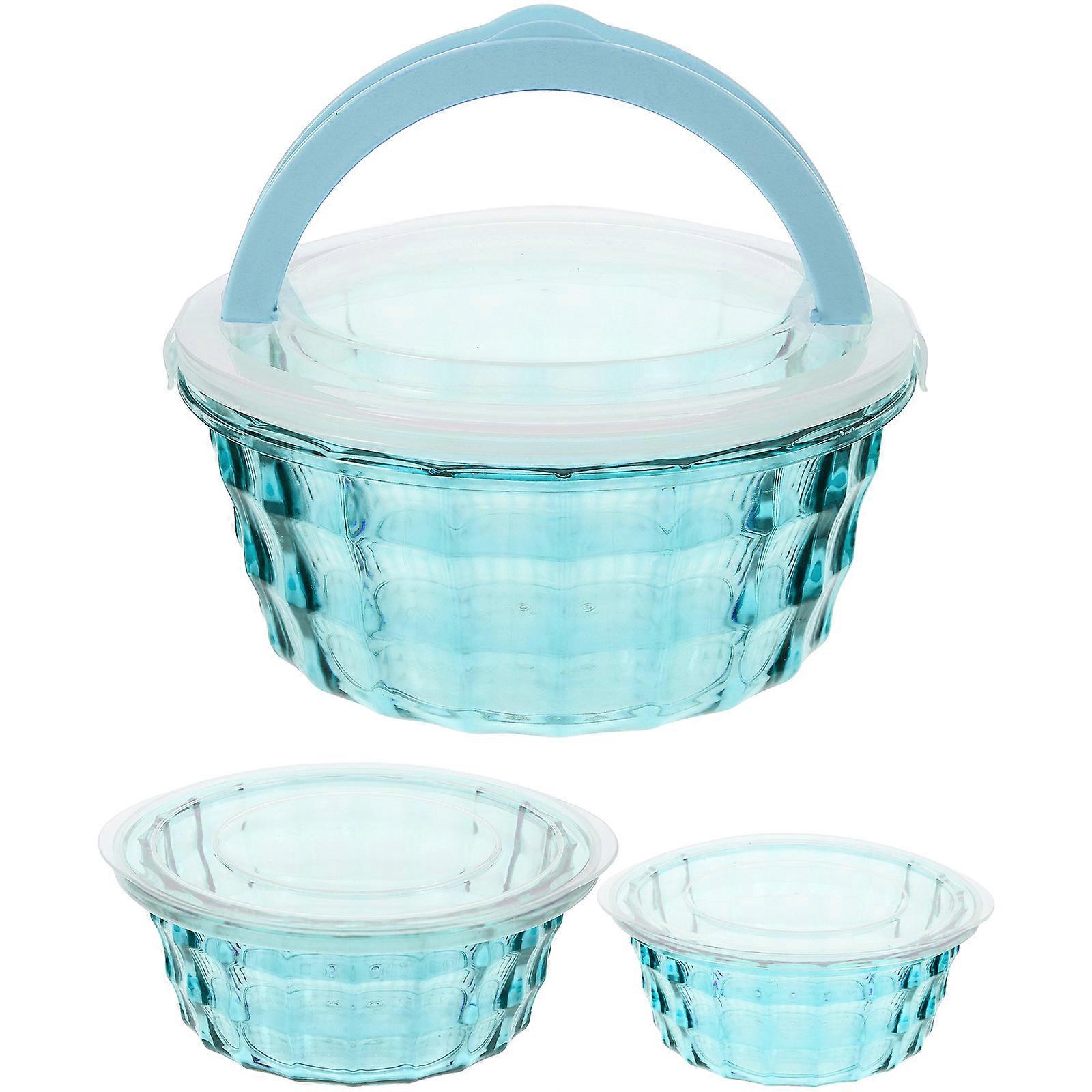 Food Holder Salad Storage Box for Storage 6Pcs Vegetable Organizing Box