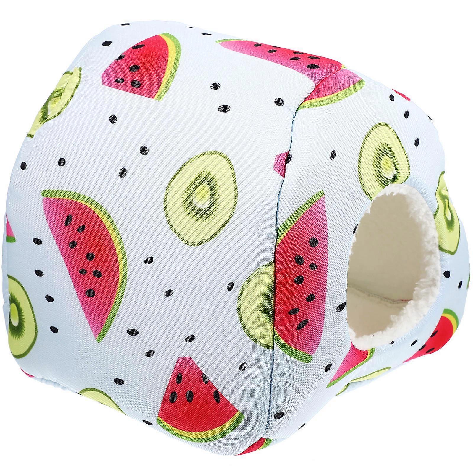 Hamster Warm Nest Sugar Glider Nest for Small Pets with Cozy Sponge Hideout