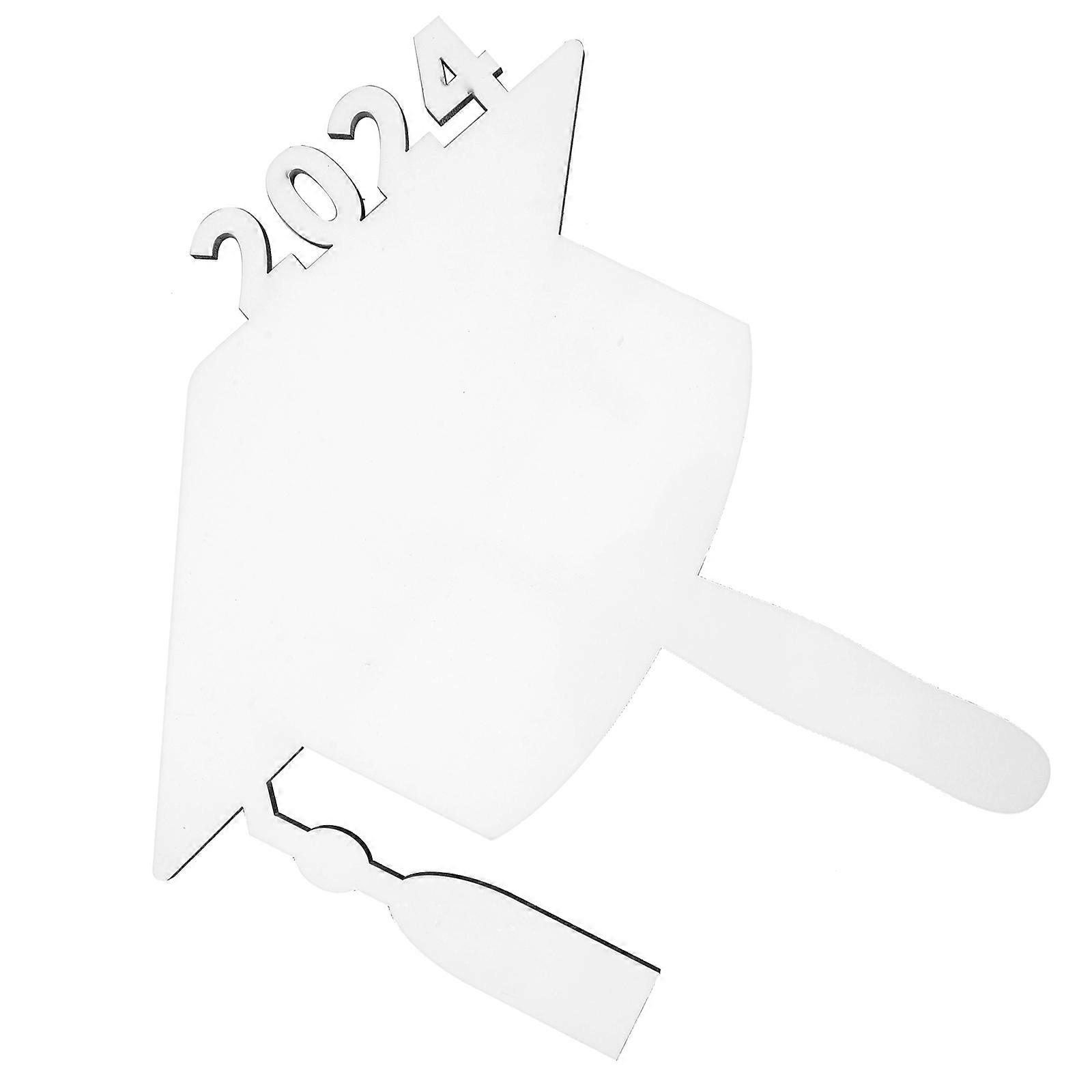 Sublimation Graduation Photo Frame for Decoration 2Pcs White Blank Frames