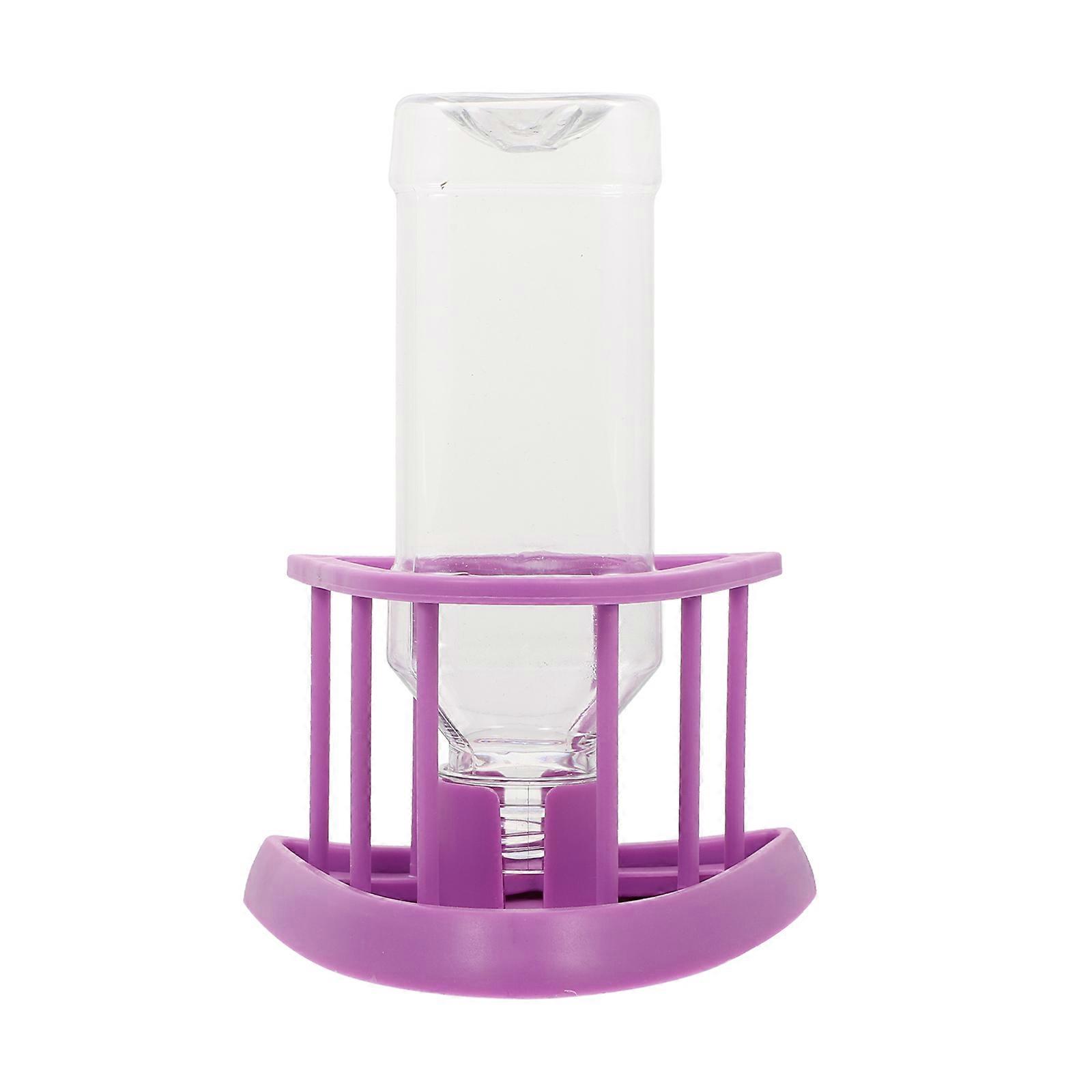 Distributeur d'eau en plastique pour animaux de compagnie, 1 lot, violet