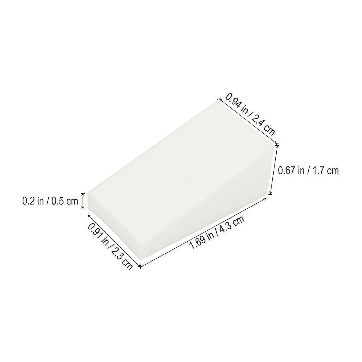 Triangle Shape Makeup Application Powder Puff for Facial Blending 48 Pcs Comfortable Texture Durable Use