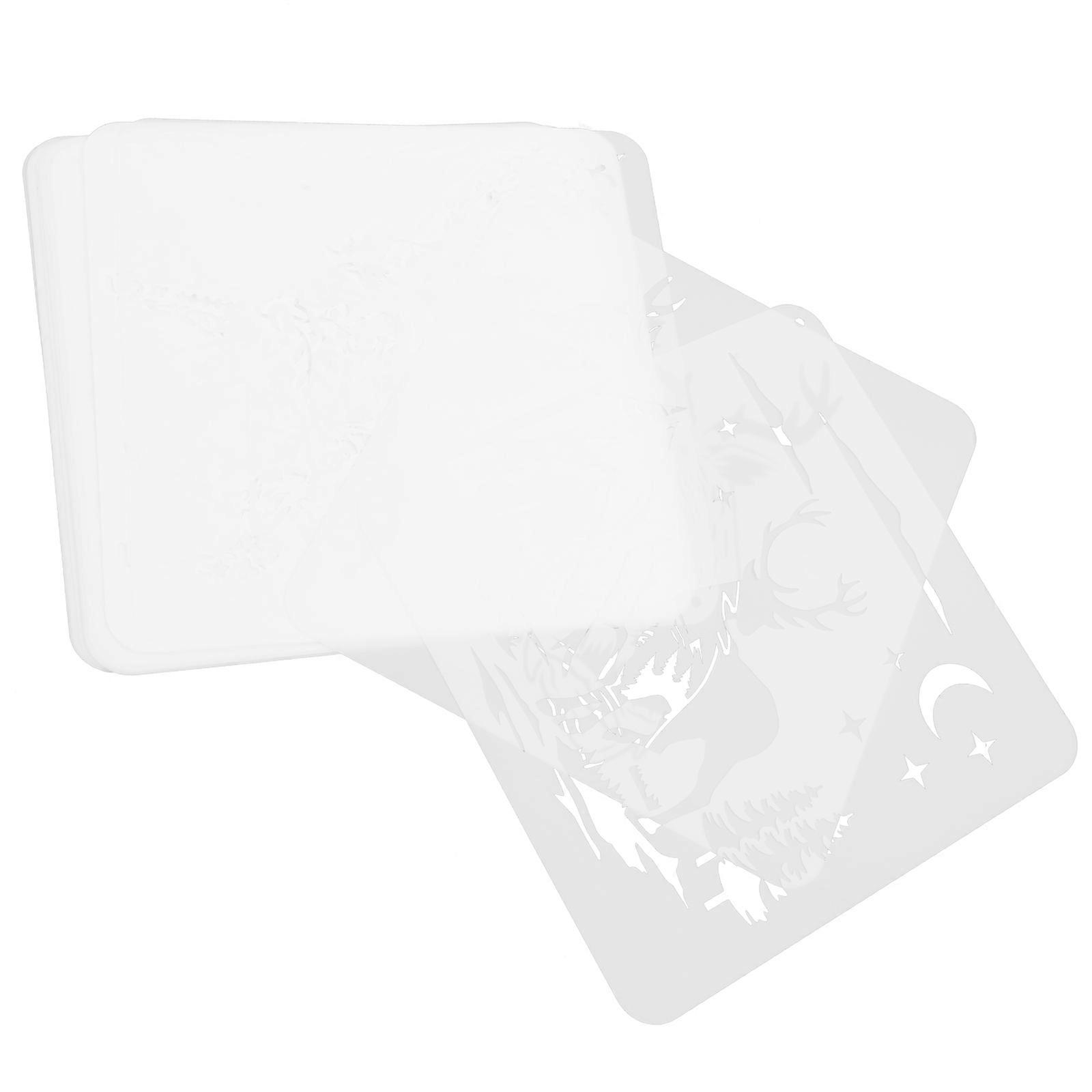 Reusable Christmas Stencils Decorative Spray Stencils for Crafts 32Pcs