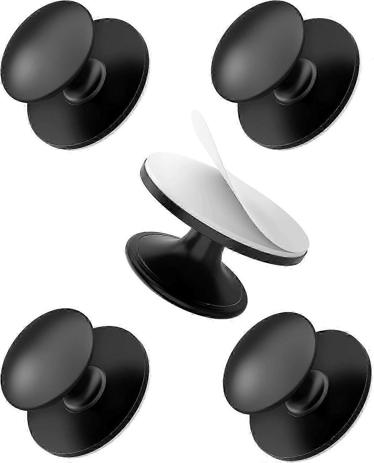 2025 Latest Model 5 Pack Self Adhesive Cabinet Knob, No Drilling Self Stick Drawer Knobs, Stick-on