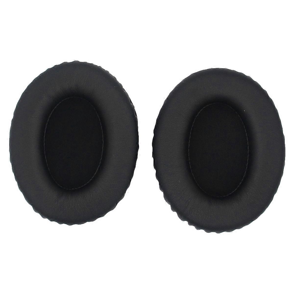 ヘッドホンカバー用イヤーパッド 95x80mm 交換用ソフトスポンジレザーフォームクッション