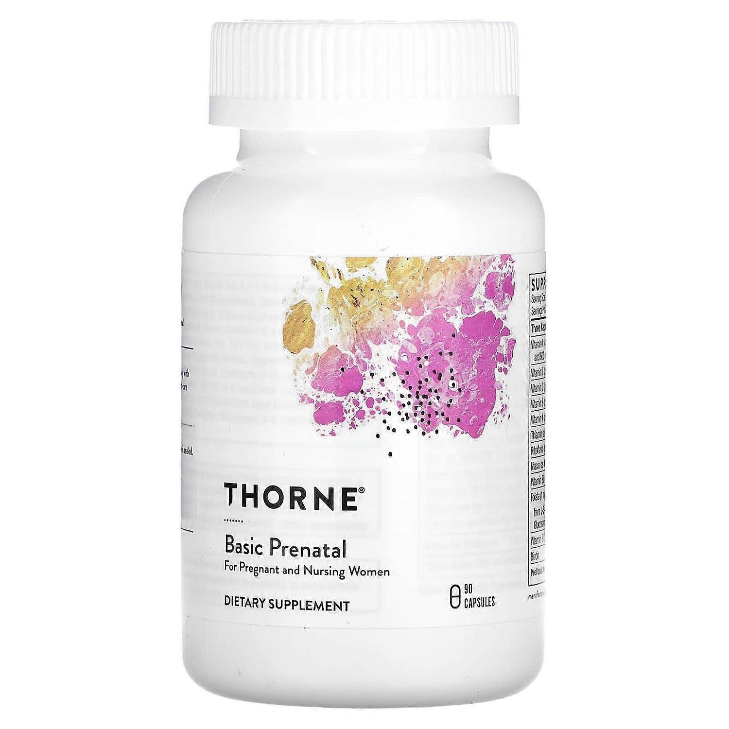 Thorne Research, Basic Prenatal, 90 Capsules