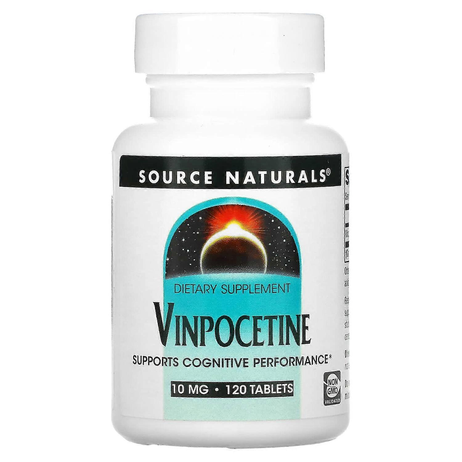 Source Naturals, Vinpocetine, 10 mg, 120 Tablets