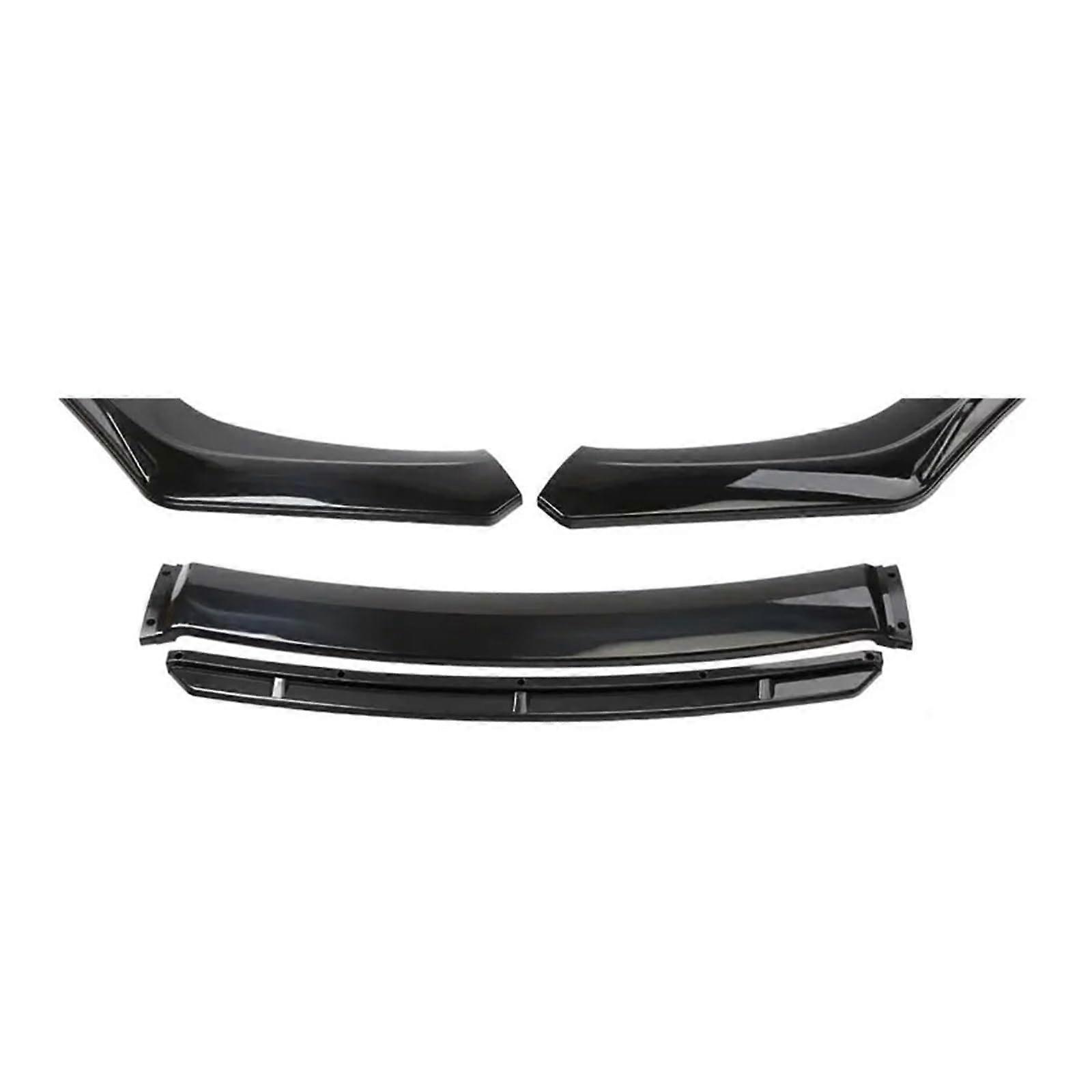 Splitter Spoiler Universal Car Front Bumper Lip Canard Diffuser ABS Plastic Auto Modification Red Black Blue