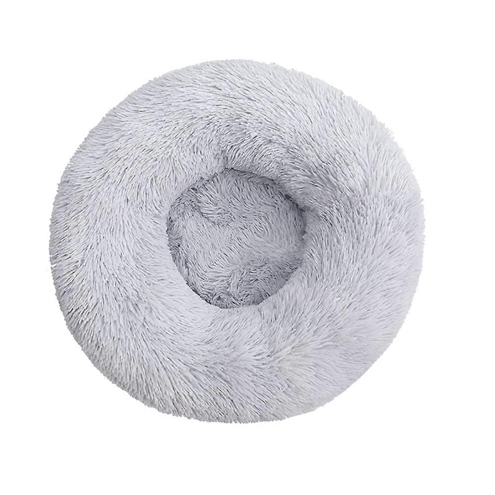 Small Dog Bed Doughnut Pet Bed Plush Round 37CM Indoor Pet Bed For Cats And Puppies