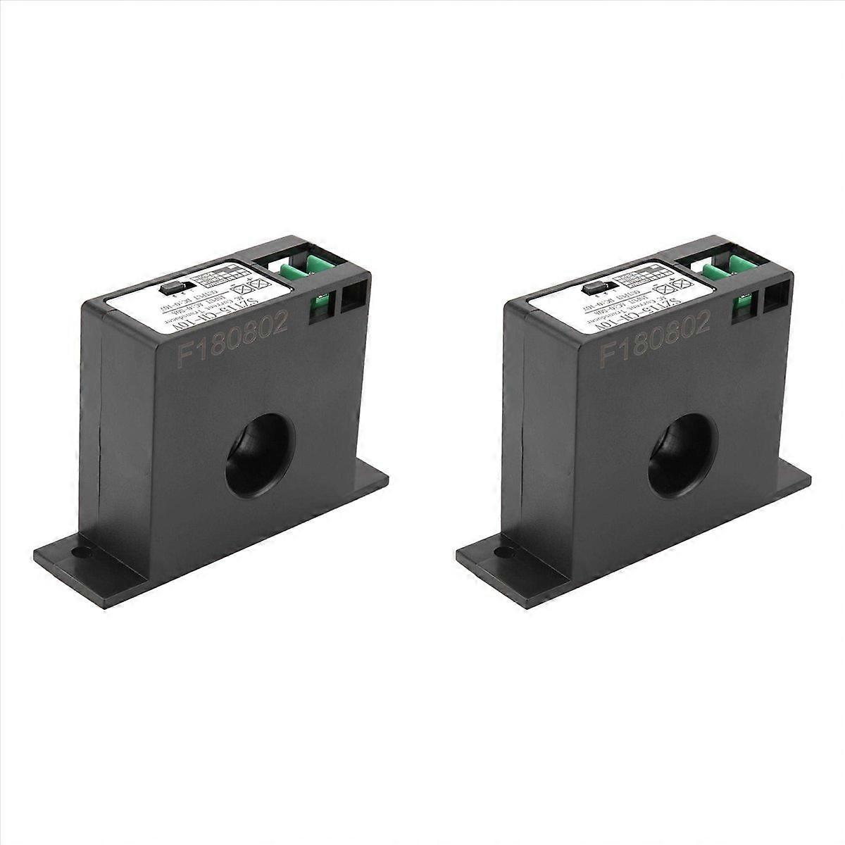 2X High Accuracy AC Current Transducer Transmitter AC 0-50A to DC0-10V SZT15-CH-10V Self-Powered Cur