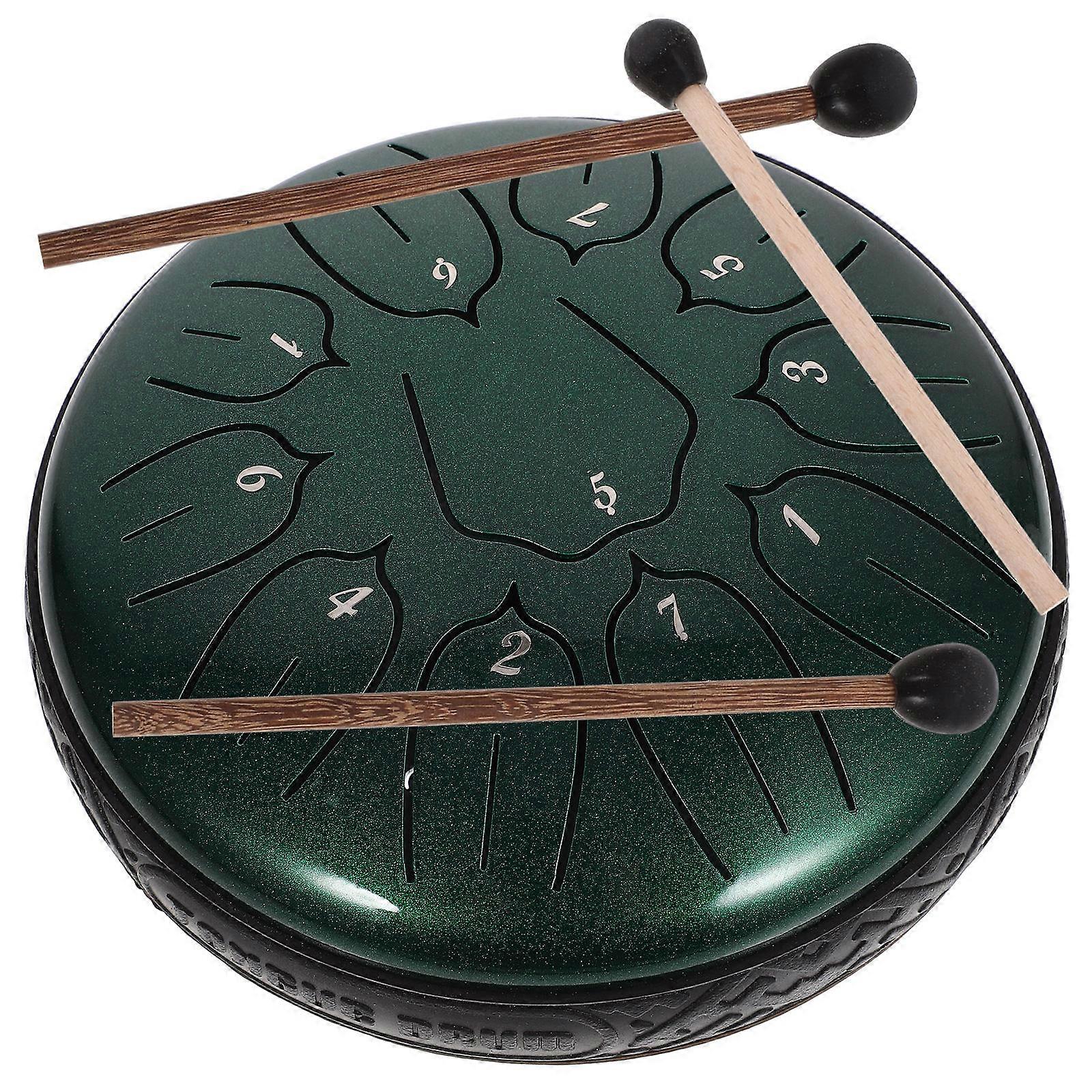Ethereal Drum Steel Tongue Drum for Beginner 1Set Percussion Instrument
