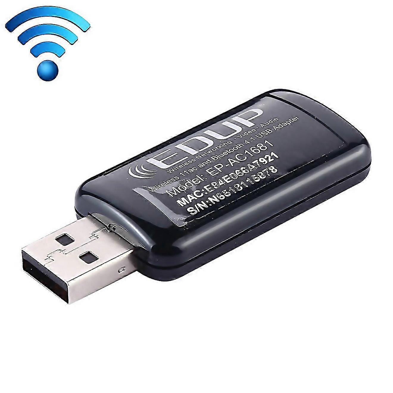 For Edup Epac1681 2 In 1 Ac1200mbps 24ghz 58ghz Dual Band Usb Wifi Adapter External Network Card Wit