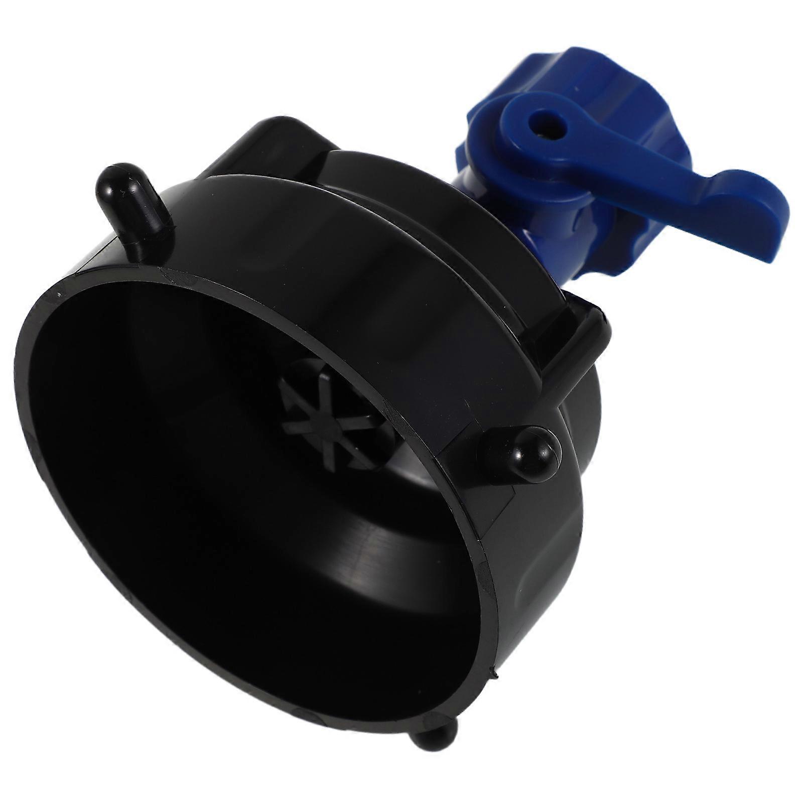 Easy Water Flow Control RV Sewer Hose Rinse Cap Equipped With Shut-Off Valve For RV Maintenance Made Of Durable ABS Plastic 1Set