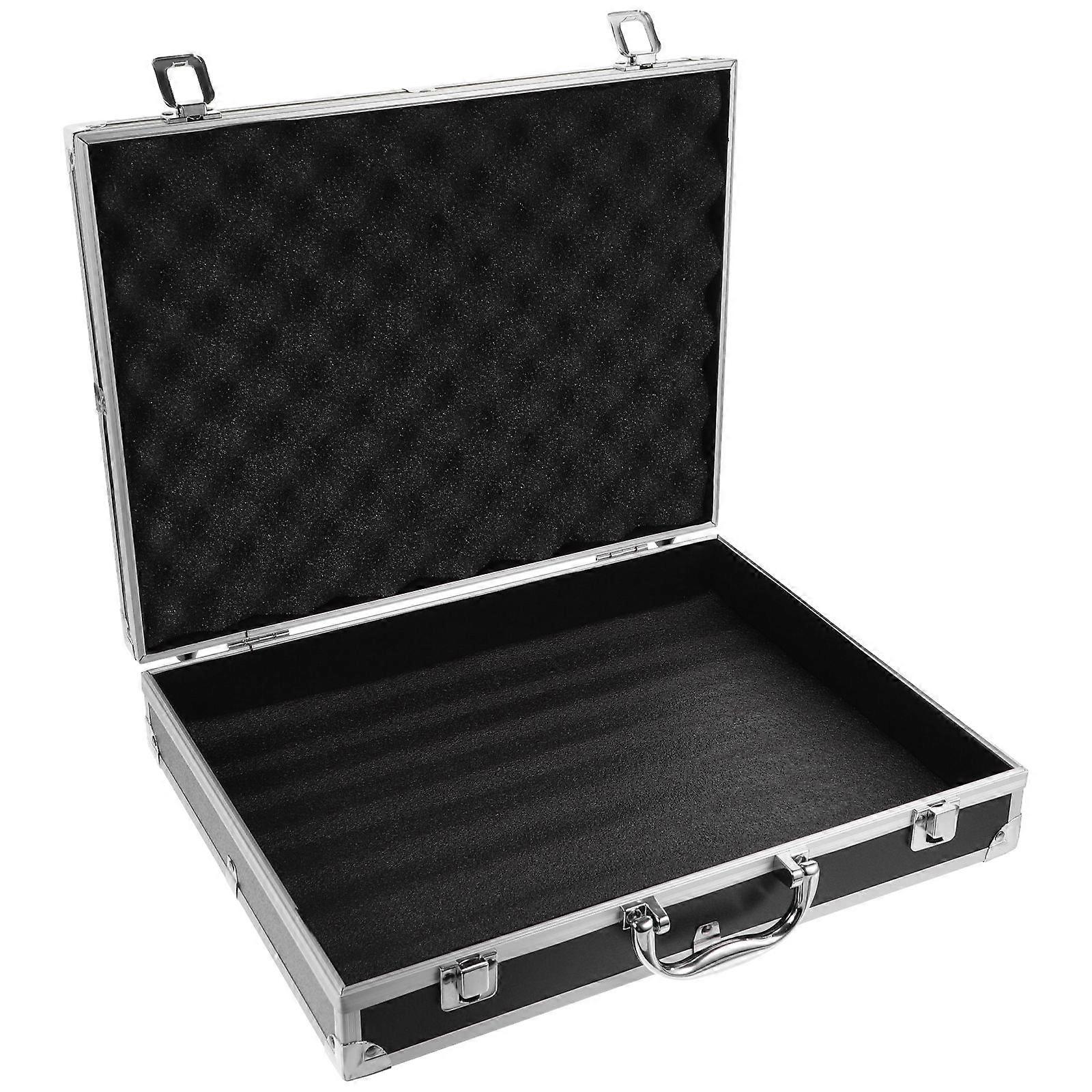 Lockable Flight Case Portable Aluminum Alloy Box Carrying Case  Tools Container