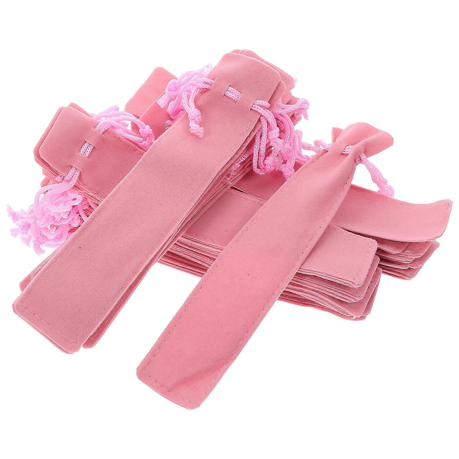 Drawstring Pen Pouch for Holding Pens Soft Lint 35Pcs Pen Holder