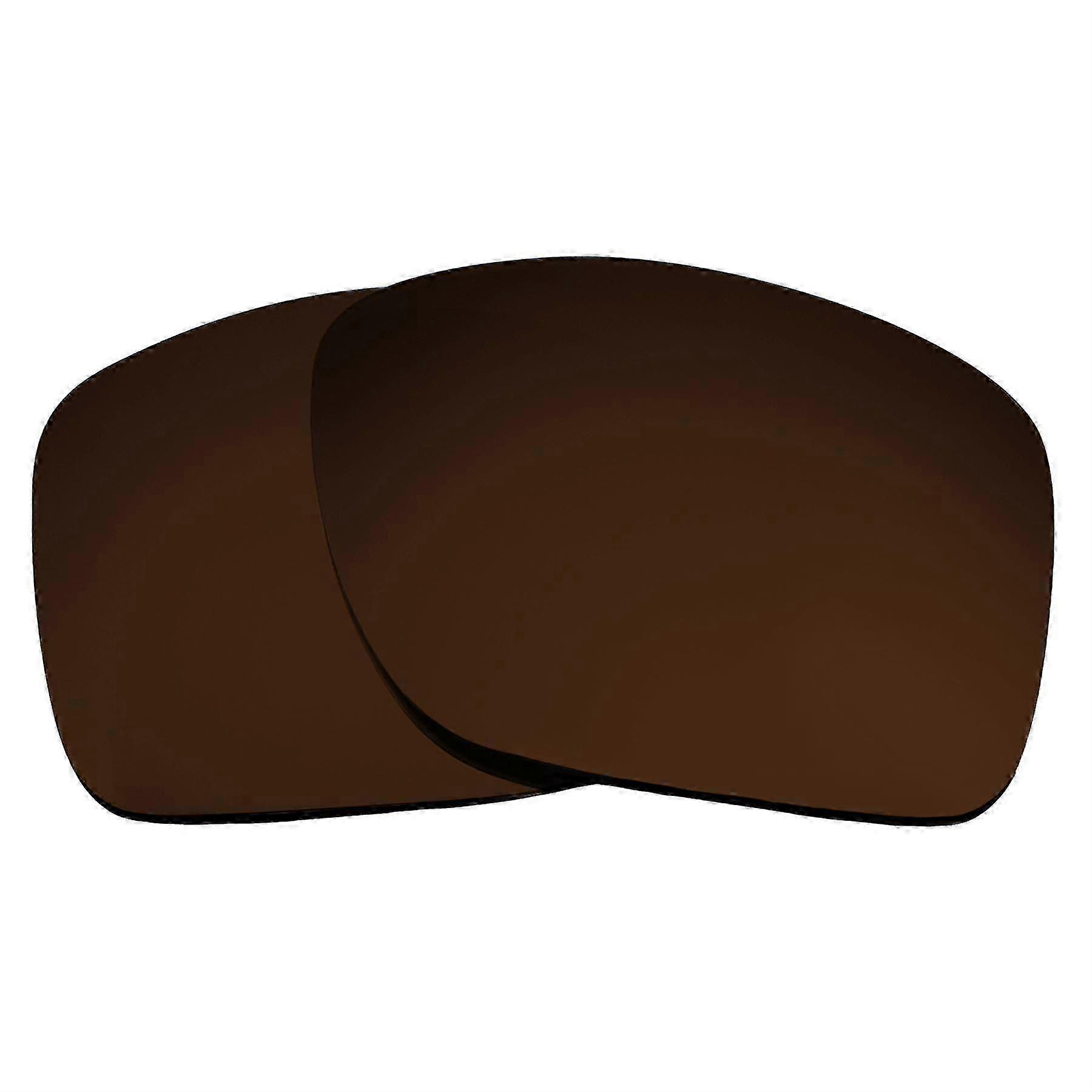 25-26 Seek Optics Replacement Lenses for Oakley Twenty XX - Dark Brown Non-Polarized