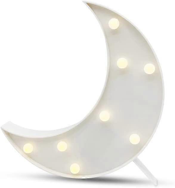 Διακοσμητικό LED μισοφέγγαρο νυχτερινό φως μπορεί να κρεμαστεί στον τοίχο Παιδικό φως δωματίου δωματίου, κατάλληλο για πάρτι γενεθλίων, διακοσμήσεις διακοπών, μωρό R