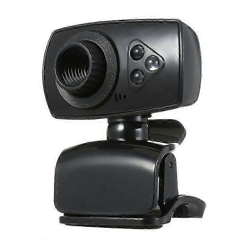 2020 Full HD 50mp Webcam USB 3 LED Camera 360 Rotation Black Built-In Microphone Drive-Free 480p Computer Camera For PC Laptop