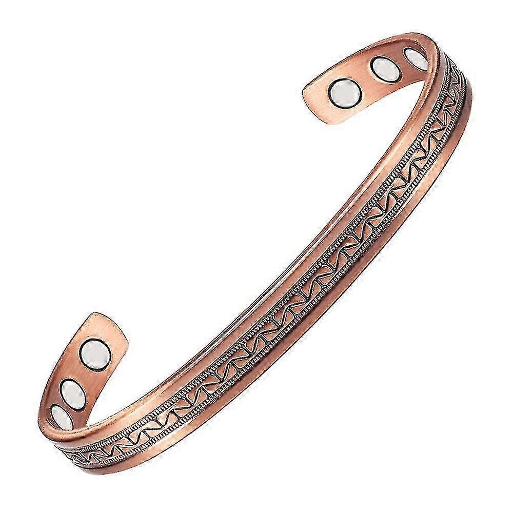 Adjustable Pure Copper Men's Bracelet