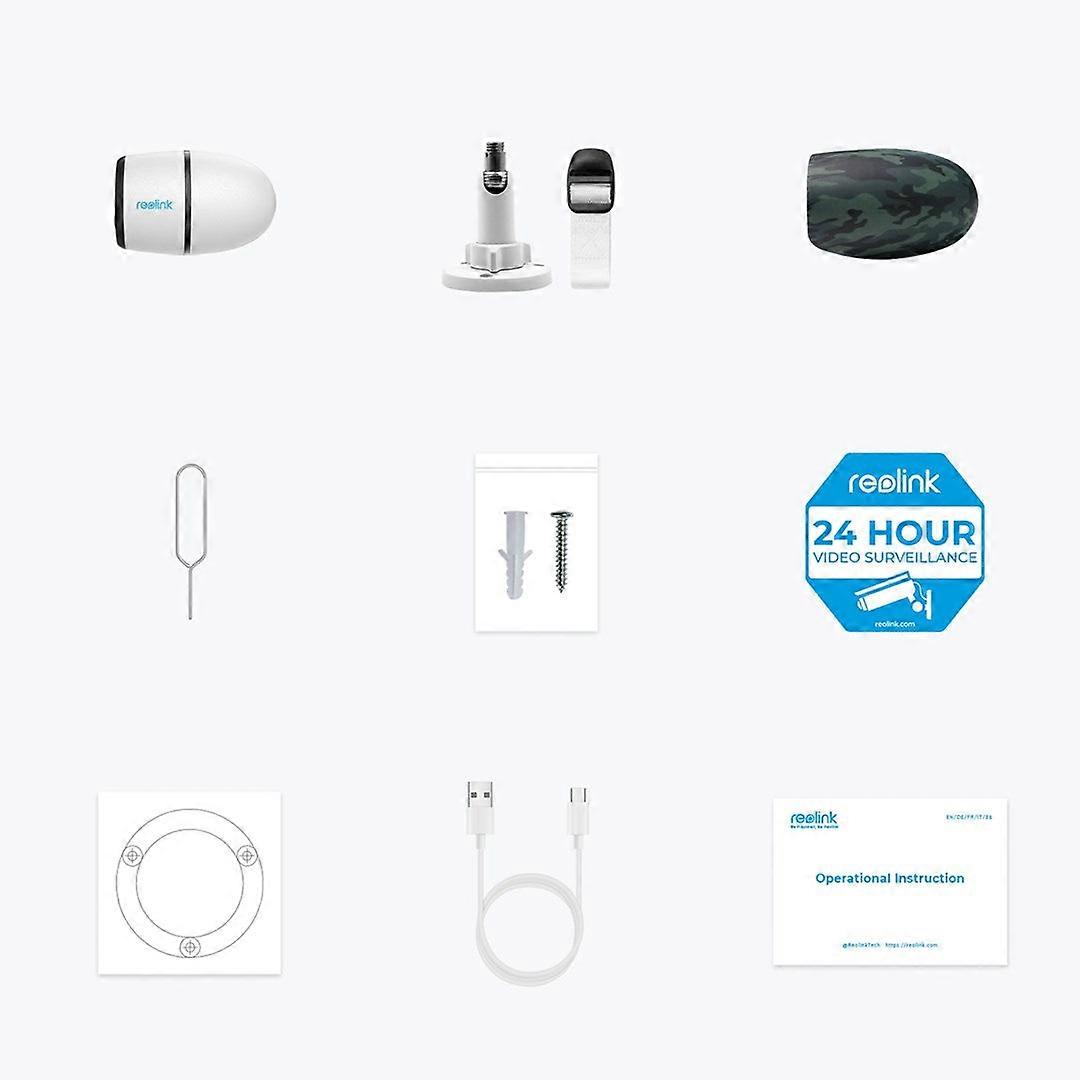 Reolink Go Series G330 Bullet IP -valvontakamera ulkona 2560 x 1440 pikselin seinä