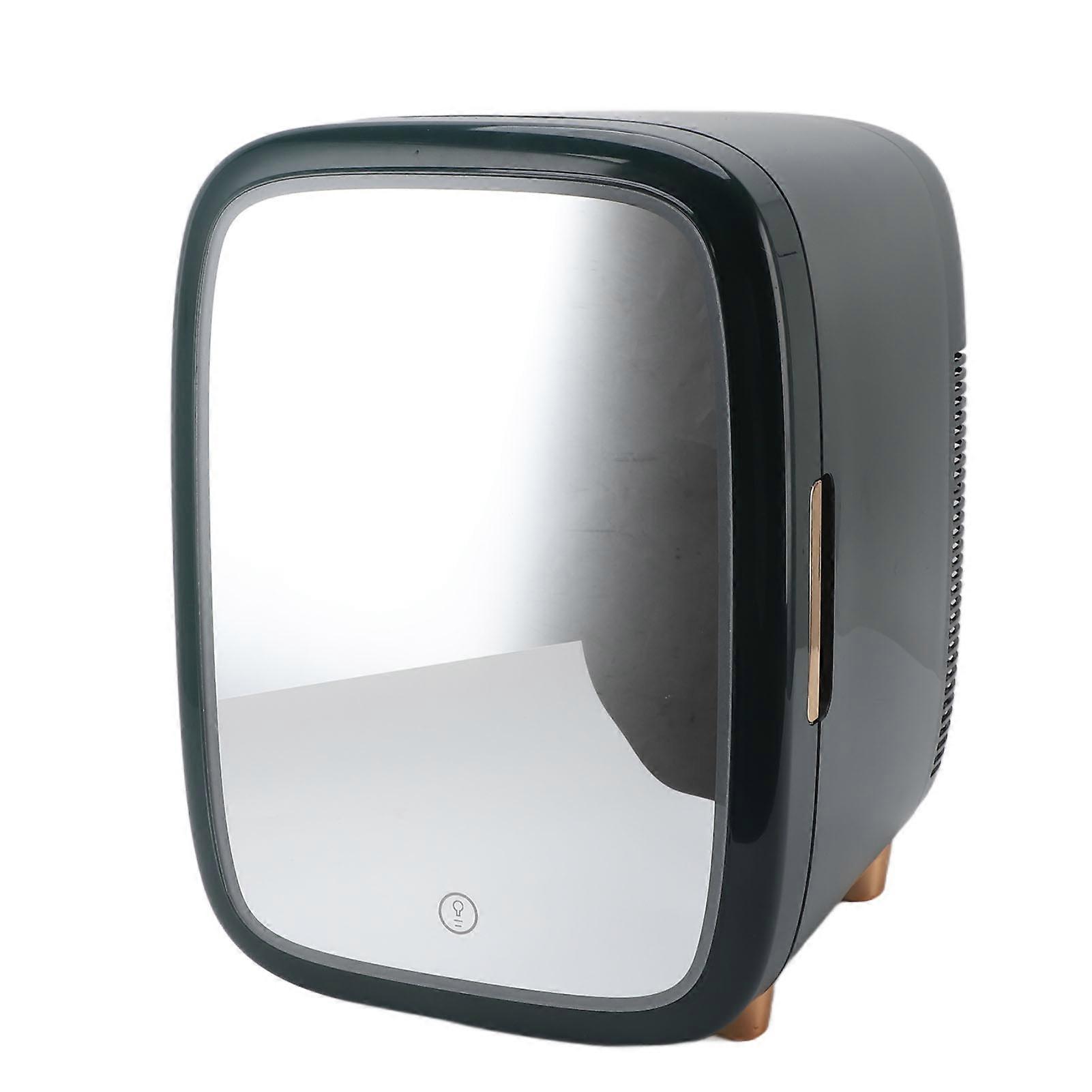 12L Portable Small Fridge Cooler Warmer with Dimmable LED Mirror