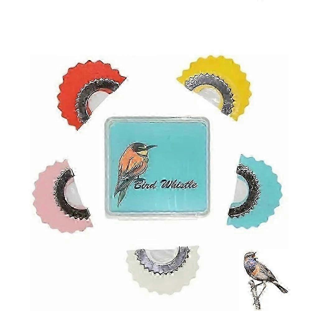 Bird Attracting Chirping Toy,5 Colors Warbling Bird Call Whistle Cs