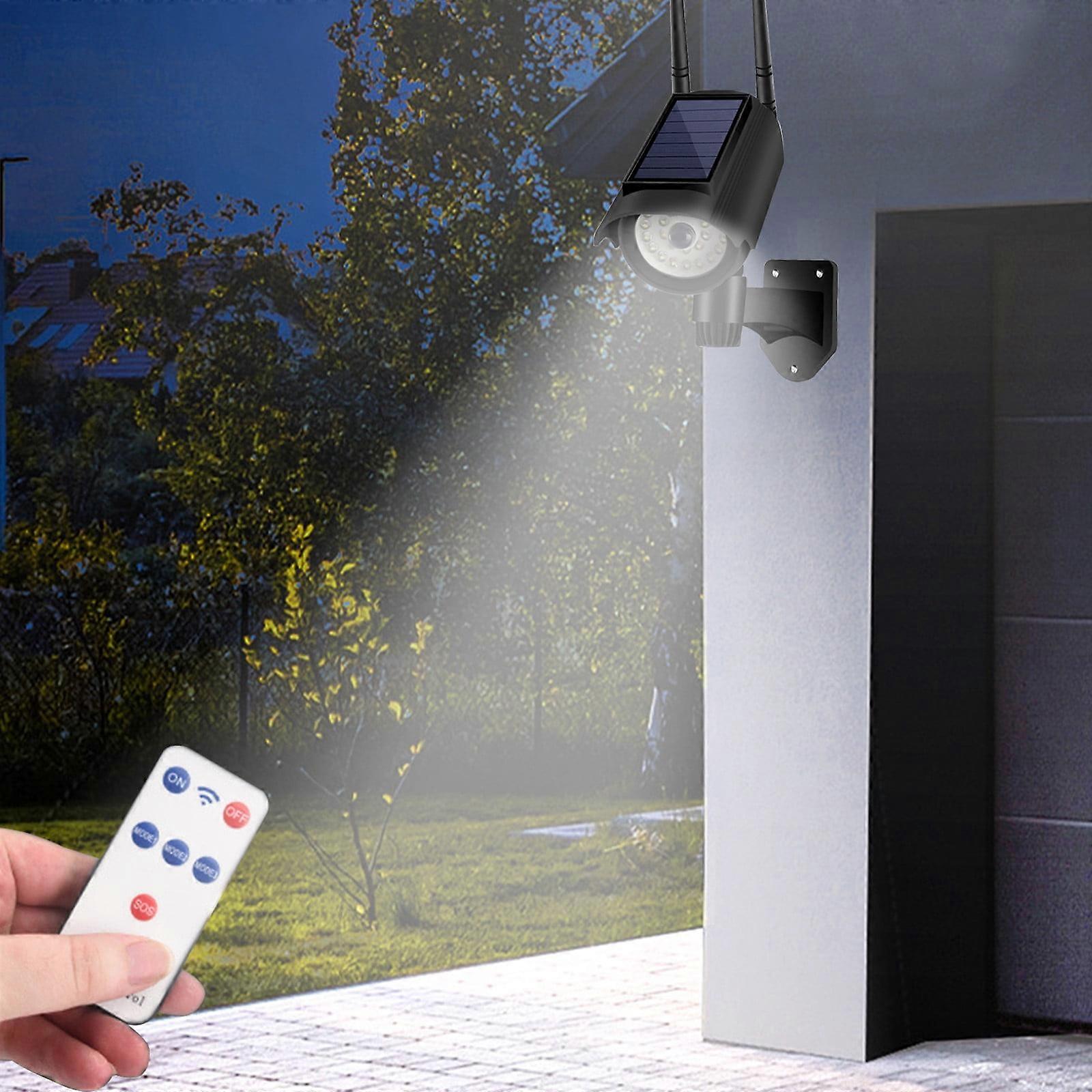 Staron Simulation Camera Solar LED Induction Wall Light With Remote Control