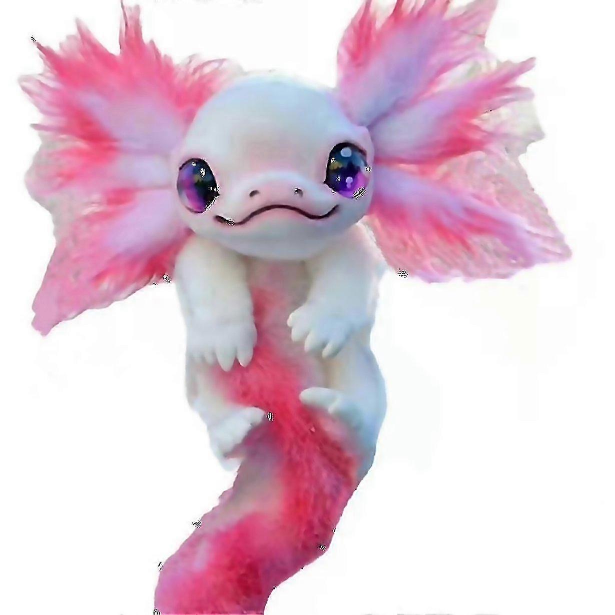 For 25cm Legendary Elf Creature Plush Toys Kawaii Elf Creatures Salamander Axolotl Plush Doll Toys F