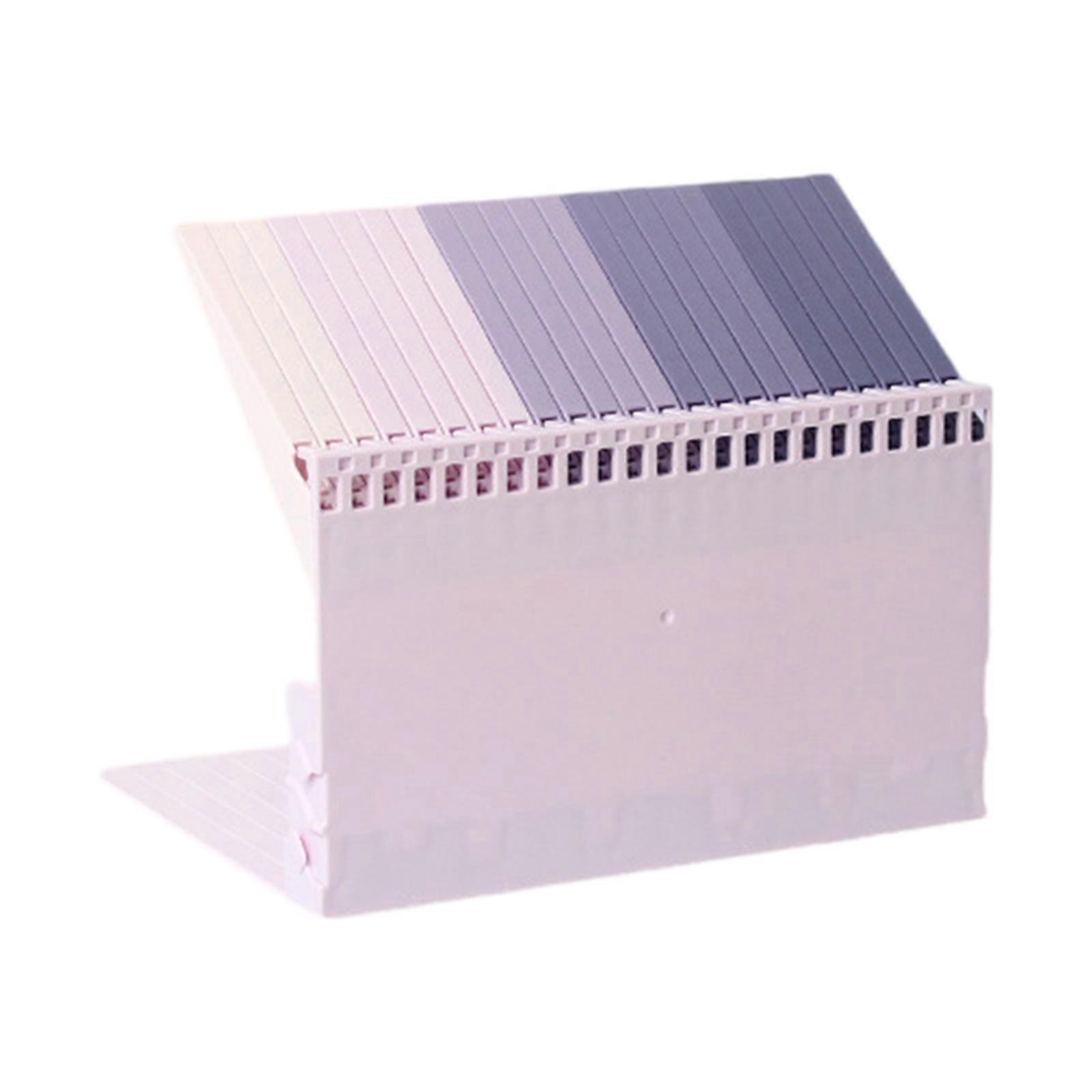 Practical Bookends Piano Key Book Support Gradient Color Book Stands Decorative Bookends for Students  Purple