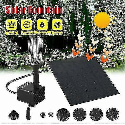 180l / ساعة الألواح الشمسية تعمل بالطاقة المائية ميزة مضخة حديقة بركة بركة حوض السمك نافورة