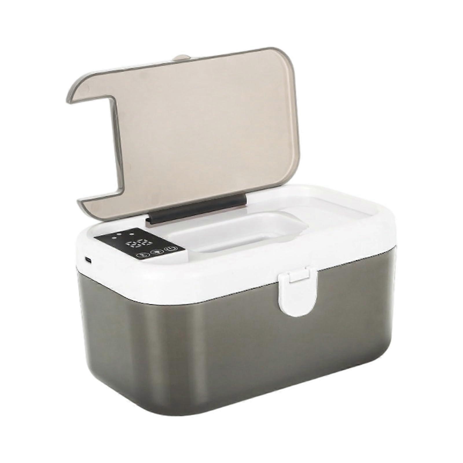 Wet Towels Warmer Small Wipe Heater With Adjustable Temperature Wipe Dispenser Portable White Unit For Babies And Adults