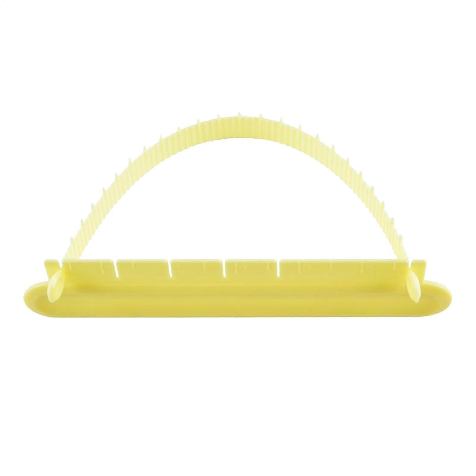 Pastry Ruler Fondant Cake Arc Tool Curved Decorating Guide Precise Baking Shaper Candy And Cream Decoration Tools Yellow