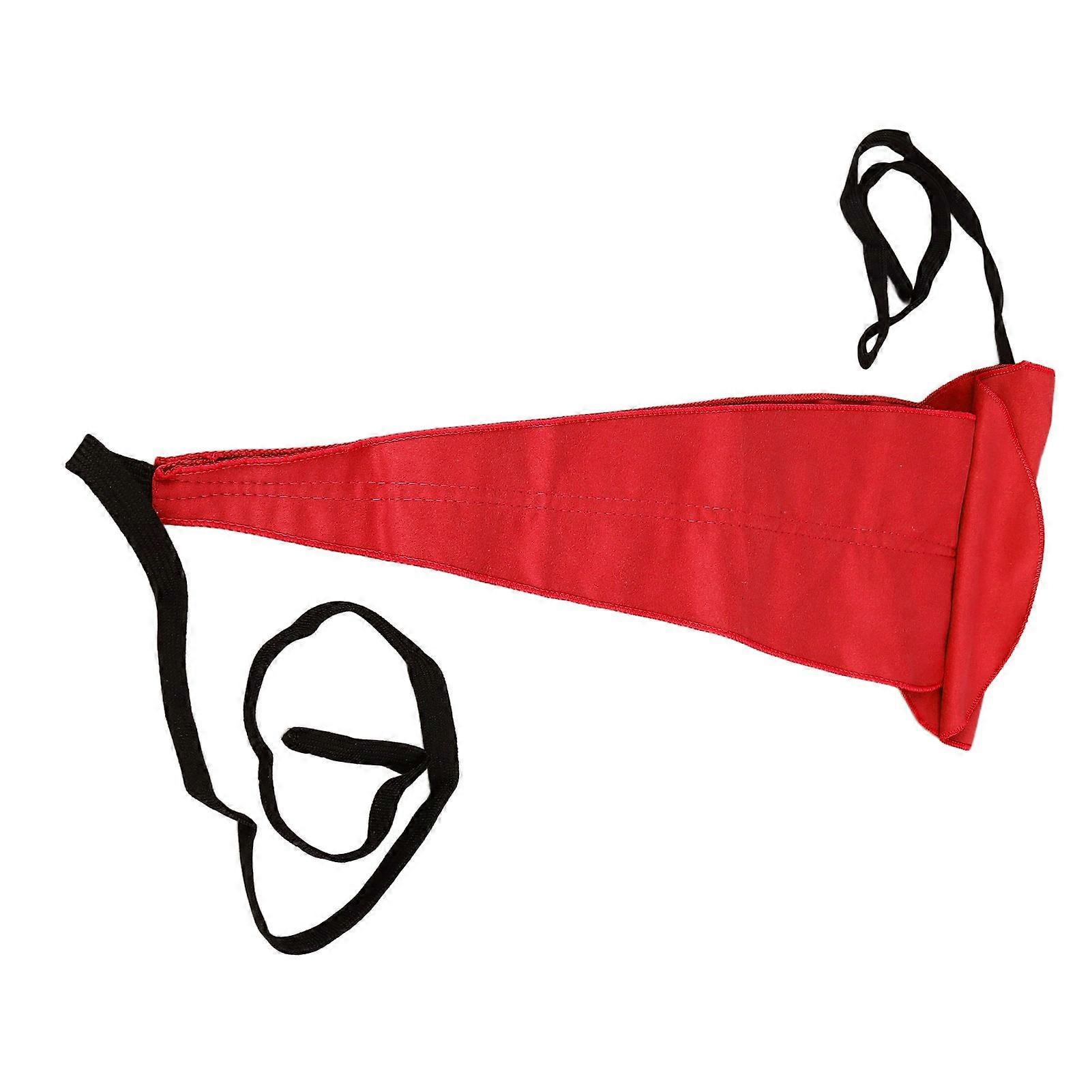 Clarinette écouvillon chiffon saxophone à l’intérieur du tube Bande de nettoyage en daim pour l’entretien de l’instrument à vent Entretien Rouge