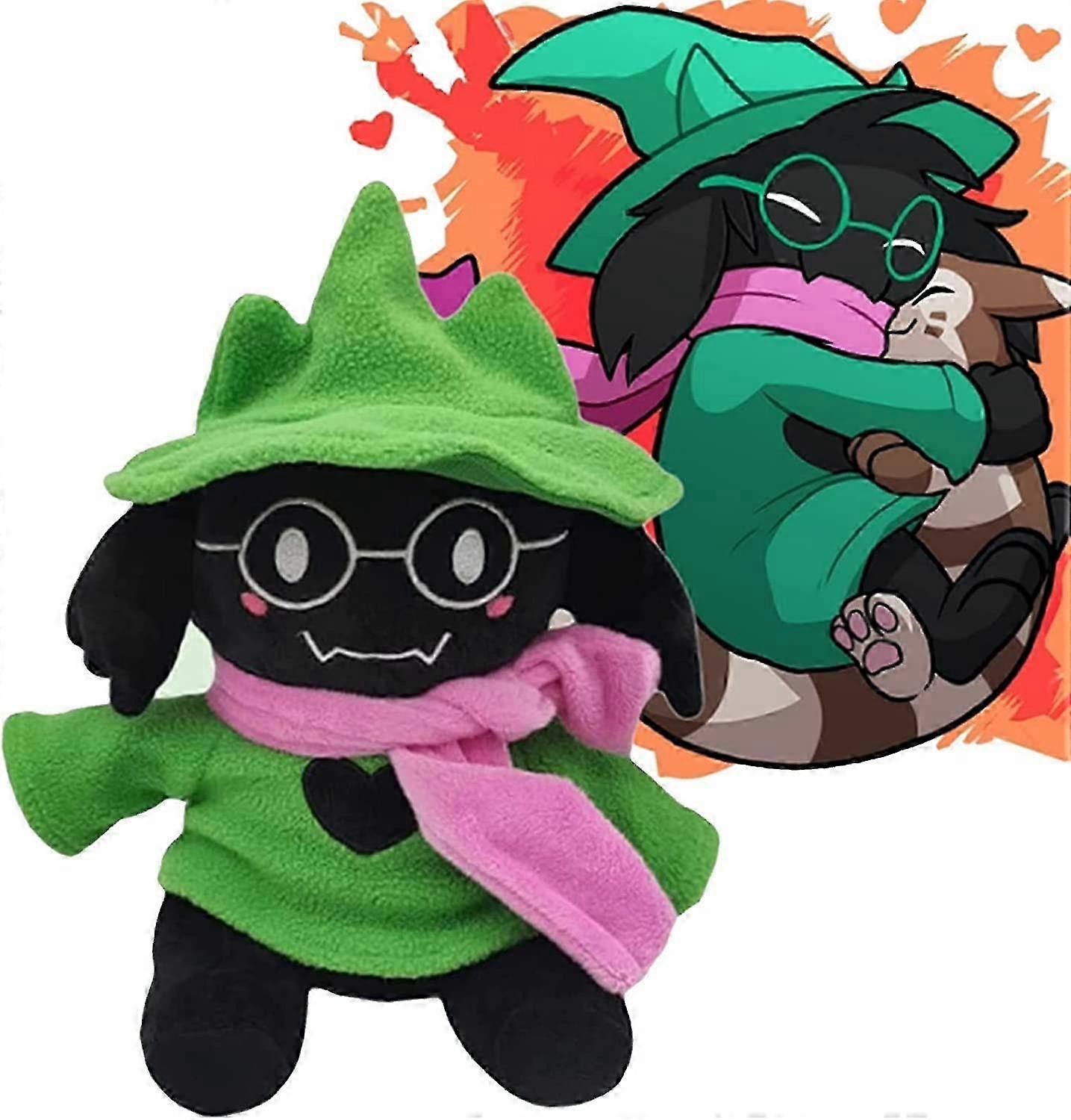 Ralsei Plush,Deltarune Ralsei Plush, deltarune Game Character Soft Stuffed Plush Doll,Cartoon Game Characters Restore Plush,Doll Gifts for Children an