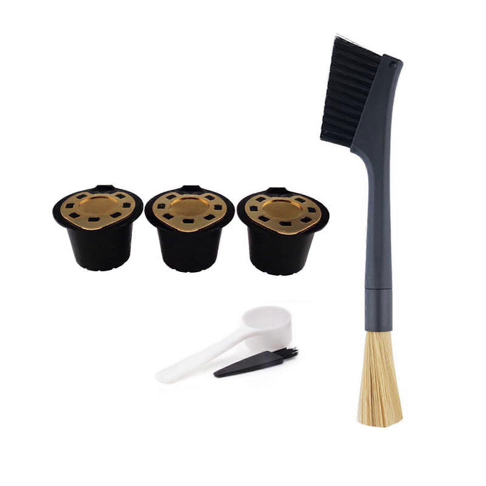 Reusable Capsules Refillable Coffee Capsule Filter Compatible for Coffee Machines